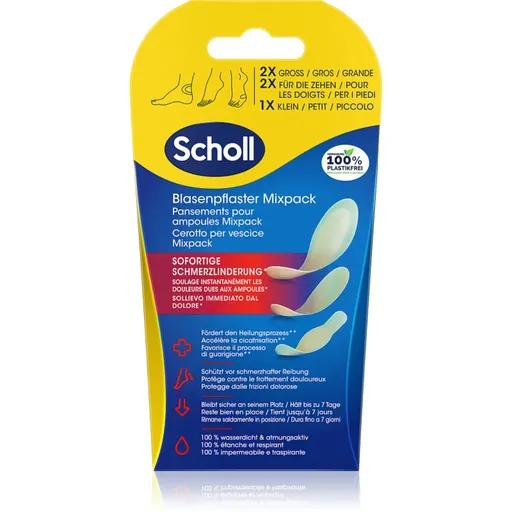 Scholl Dr. Scholl's Blister Plasters plasture rezistent la apă pentru flictene 5 buc