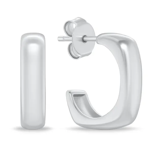 Brilio Silver Cercei pătrați din argint EA1152W