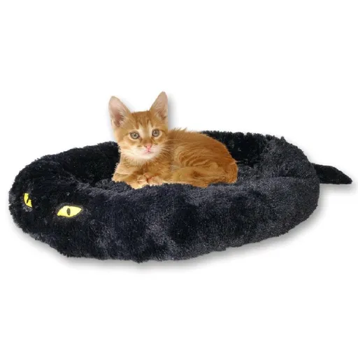 Tommi Pernă Cat in Black, 50 x 40 x 9 cm