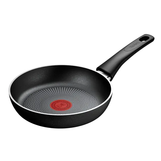 Tigaie Tefal C2920253 Force, 20 cm, Acoperire antiaderenta, Semnal termic, Thermo-Fusion, Inductie, Negru