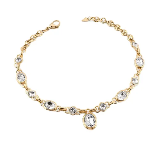 Guess Colier de lux cu cristale transparente Mamounia JUBN05310JWYGT/U
