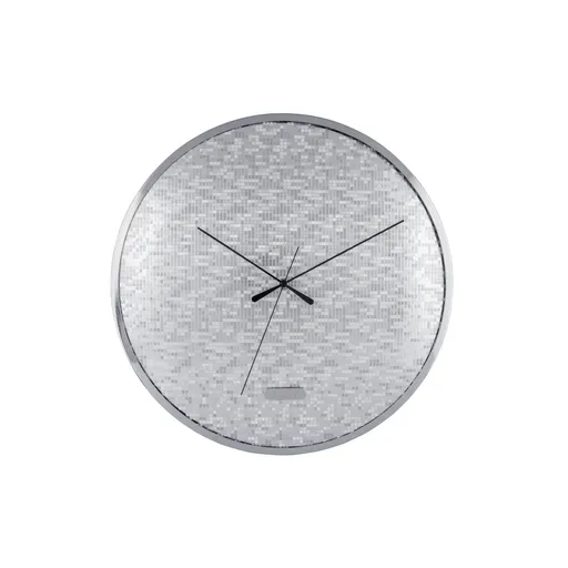 Karlsson 6005SI ceas de perete design argintiu,diametru 40 cm
