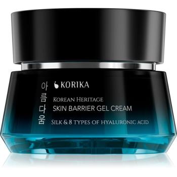 KORIKA Korean Heritage Silk & 8 Types of Hyaluronic Acid Skin Barrier Gel Cream gel-cremă hidratantă și calmantă 50 ml