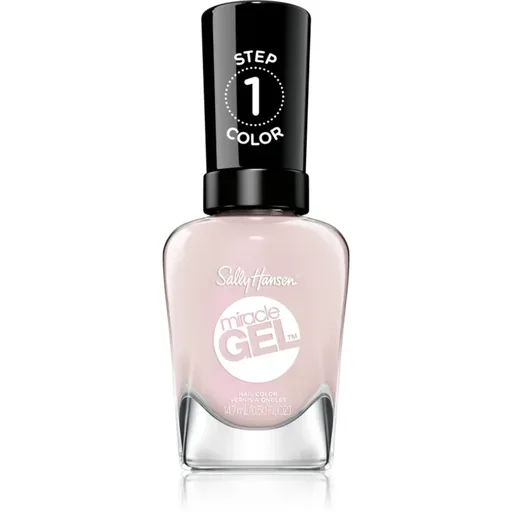Sally Hansen Miracle Gel™ gel de unghii fara utilizarea UV sau lampa LED culoare First Glass 14,7 ml