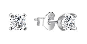 Agato Cercei atemporali din argint, de tip stud, model AGT-E056PW 0,5 cm