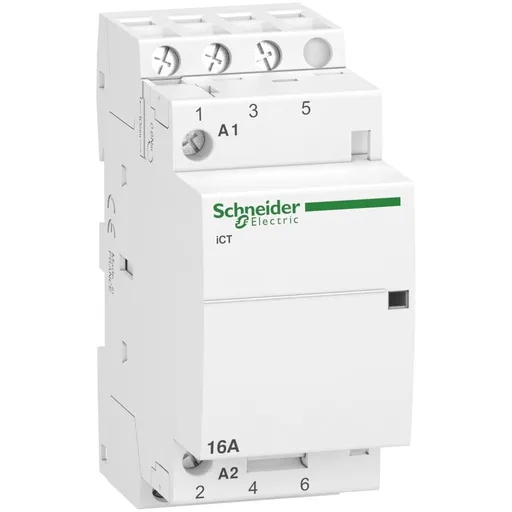 Contactor Ict, 3 Poli, 3NO, 16 A, 220, 240 V C.A Schneider A9C22813
