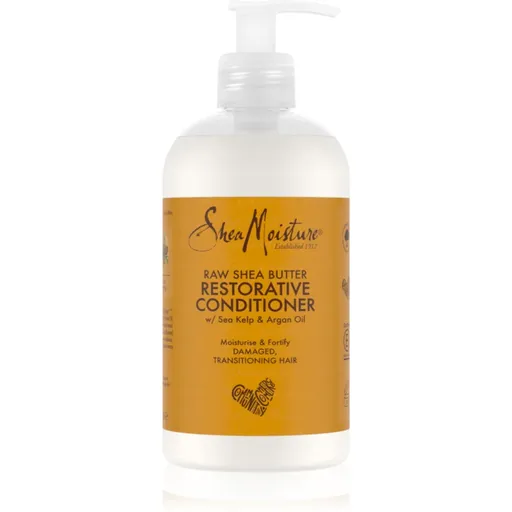 Shea Moisture Raw Shea Butter balsam pentru regenerare pentru par deteriorat 384 ml