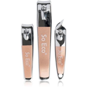 So Eco Nail & Cuticle Clipper Set set de clești pentru unghii și cuticule