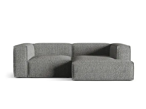 Coltar modular dreapta 3 locuri, Nuria-260, Micadoni Home, 252x147x72 cm, tesatura boucle, grafit