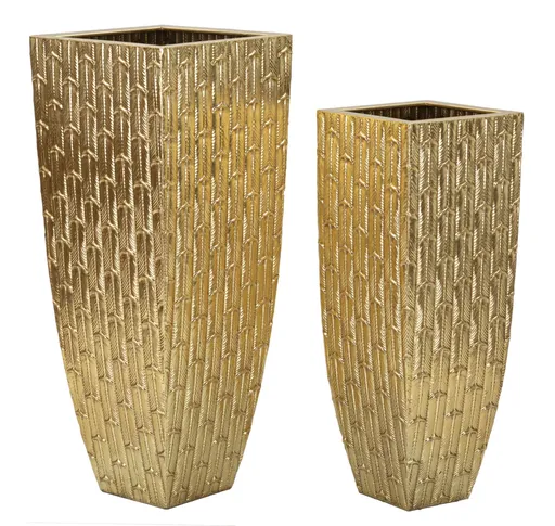 Mauro Ferretti Suport Vaze 2 Bucati cm 40X40X99-32X32X84 | Aosom Romania