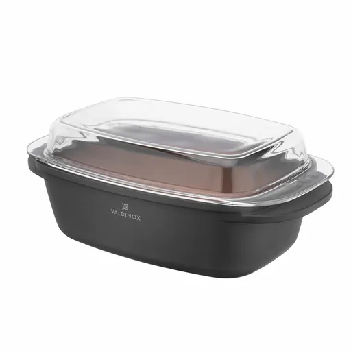 Valdinox Tigaie dreptunghiulară cu capac Morgan 32x 21 cm