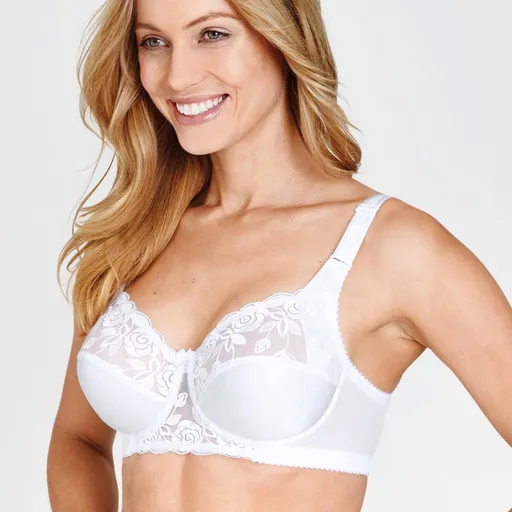 Sutien cu broderie Rose pentru o strângere îmbunătățită, cu armătură