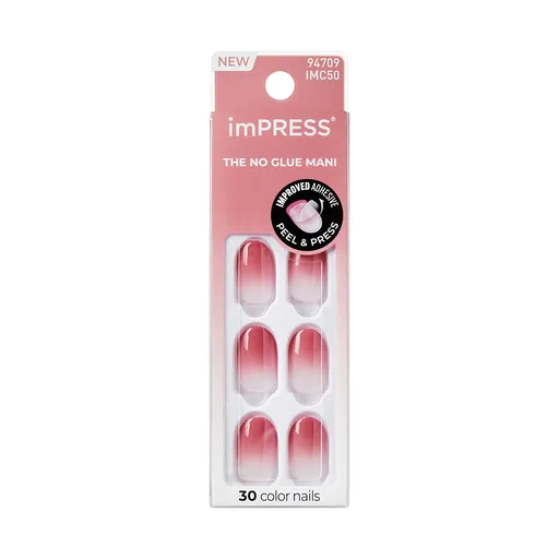 KISS Unghii autoadezive imPRESS Color Nails (Beat The Heat) 30 buc
