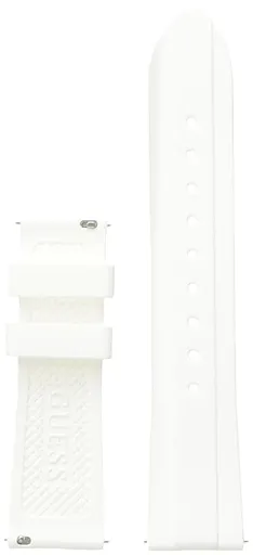 Guess Curea din silicon - White CS1001S2