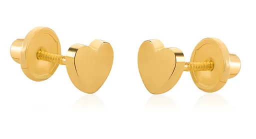 Brilio Cercei fini din aur Inimioare 14/114.581/17