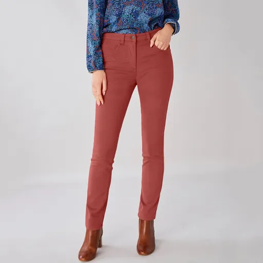 Pantaloni drepți modelatori cu 5 buzunare