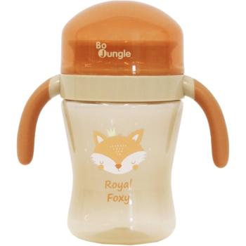 Bo Jungle Drinking Cup 360° cană pentru antrenament 6m+ Royal Foxy 240 ml