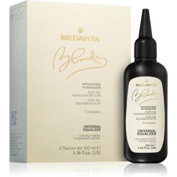 Medavita Blondie Show Blonde pH neutru pentru par degradat sau tratat chimic 3x100 ml