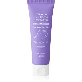 Purito Dermide Cica Barrier crema hidratanta de noapte cu ceramide 80 ml