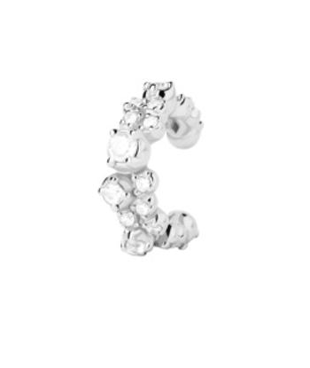 PDPAOLA Cercel single dublu cu pietre de zircon Bubble Essentials PG02-017-U