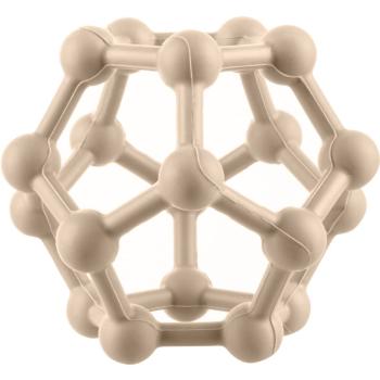 Zopa Silicone Teether Atom jucărie pentru dentiție Sand Beige 1 buc