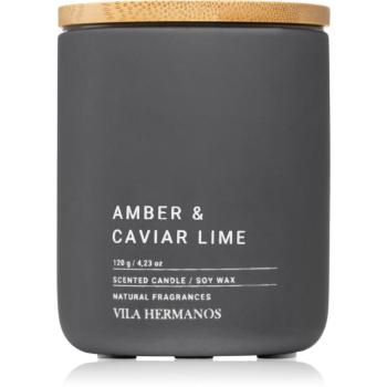 Vila Hermanos Concrete Amber & Caviar Lime lumânare parfumată 120 g