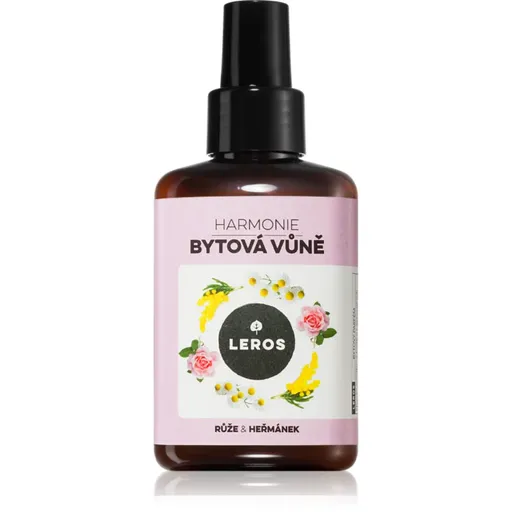 Leros Home perfume rose & chamomile spray pentru camera 100 ml