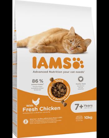 IAMS for Vitality pentru pisici in varsta, cu pui 10 kg