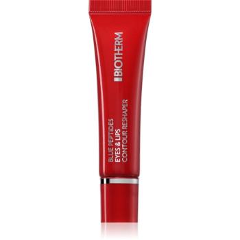 Biotherm Blue Peptides Eyes Lips Contour Resharper ingrijirea pielii din jurul ochilor si a buzelor 15 ml