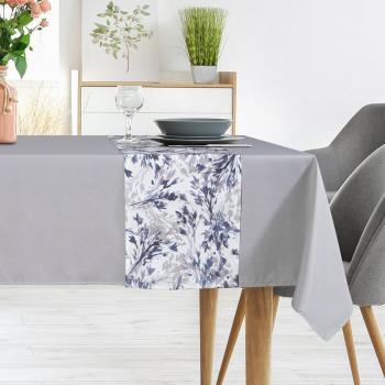 ArtFir Sada obrusov ANITA 3 | svetlosivá/biela 140 x 180 cm a 33 x 180 cm