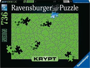 Puzzle Ravensburger Puzzle 173648 Kripta Puzzle: Neonzöld 736 darab