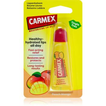 Carmex Peach Mango balsam de buze într-un tub 10 g