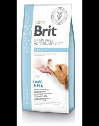 BRIT Veterinary Diets Dog Obesity Dieta veterinara pentru caini supraponderali, cu miel 12 kg