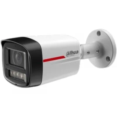 Camera bullet IP Dahua IPC-HFW2649TL-S-LED-0360B-PRO, 6MP, lentila fixa 3.6 mm, WizColor Warm Light 50 m, AI WizSense, microfon, IP67, PoE