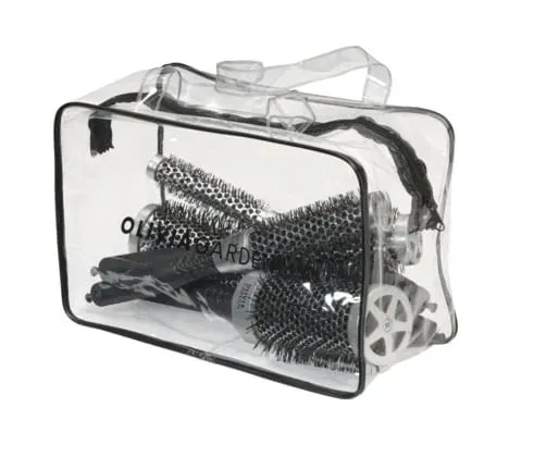 Husa cu 5 Perii de Par Essential Pro Thermal, Olivia Garden, 15 + 25 + 35 + 45+55