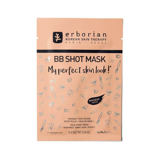 Erborian Mască de față iluminatoare BB Shot Mask(Face Sheet Mask) 14 g