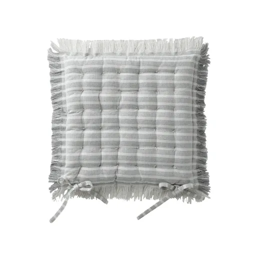 Set de 2 perne de scaun cu dungi cu franjuri