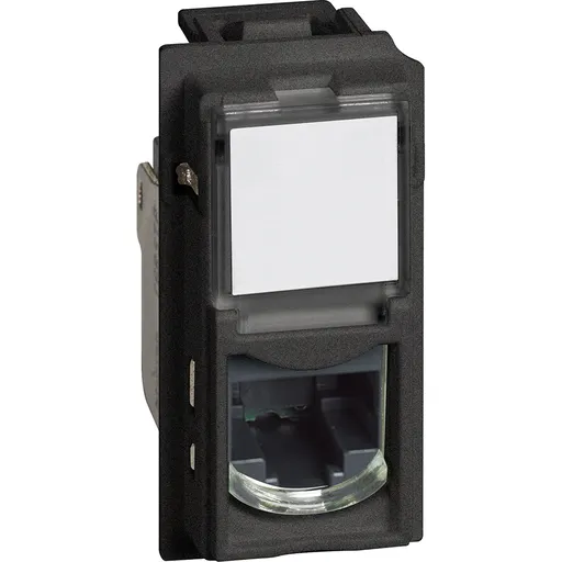 Priza date RJ45 Cat5e UTP Bticino Living Now KG4279C5E, negru