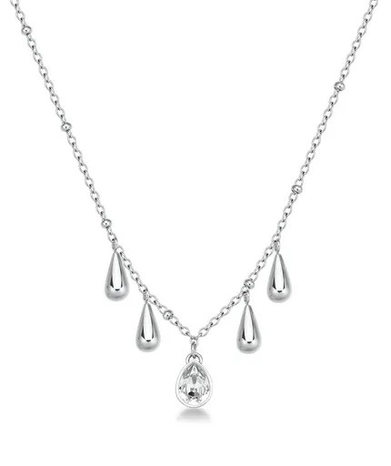 Brosway Colier din oțel pentru femei cu pandantive Tear Drop Perfect BPC38