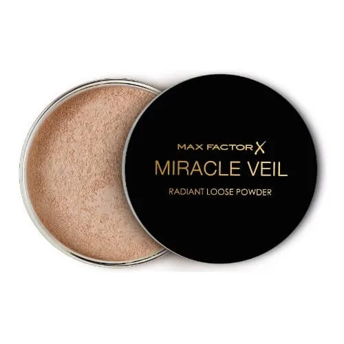 Max Factor Pudră pulverulentă minerală - fixează perfect machiajul, matifiază tenul și lasă pielea catifelată Miracle Veil (Radiant Loose Powder) 4 g