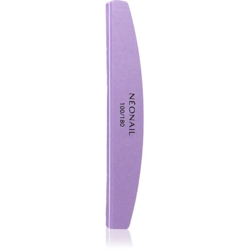 NEONAIL Nail Buffer Curved pila de luciu tip 100/180 Violet 1 buc