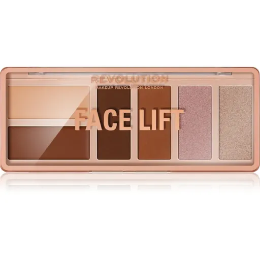Makeup Revolution Face Lift paleta pentru contur facial culoare Light to Medium 6x1,8 g