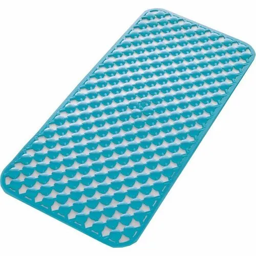 Covoraș de baie antiderapant GEDY 97367111 Geo, 36x 71 cm, albastru, albastru