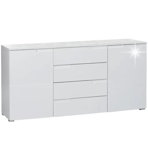 Dulap SPICE, alb lucios