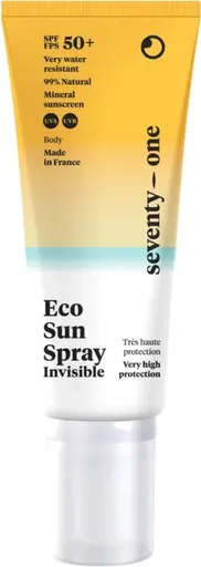 SeventyOne Spray invizibil de protecție solară SPF 50+ (Invisible Sun Spray) 100 ml