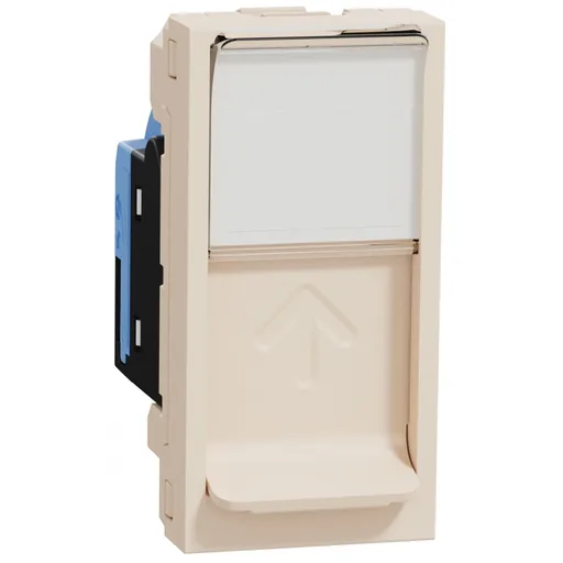 Priza RJ45, CAT5 UTP, 1m Schneider Noua Unica NU341044, bej