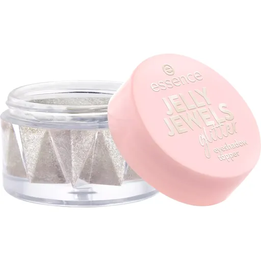 essence Sclipici pentru fard de pleoape Jelly Jewels Glitter (Eyeshadow Topper) 4,2 g 01 Golden Glam