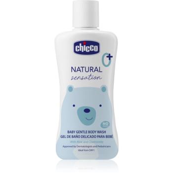 Chicco Natural Sensation Baby gyengéd tisztító gél gyermekeknek születéstől kezdődően 200 ml