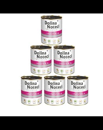 DOLINA NOTECI Premium Bogata in curcan 6x800g conserve caini