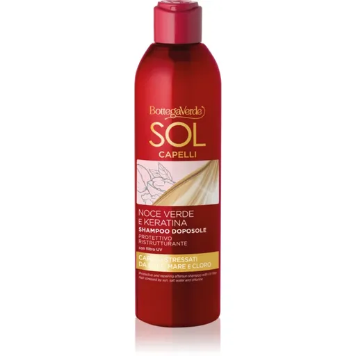 Bottega Verde Sol Capelli șampon de protecție și hidratare  dupa expunerea la soare 250 ml
